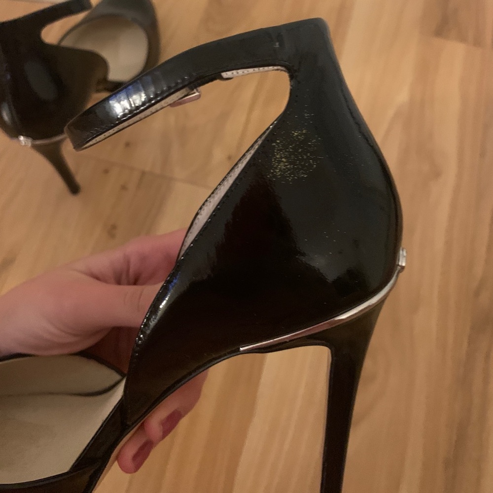 Black Micheal Kors ankle strap heels - Picture 7 of 8